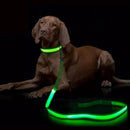 Coleira para cães com luz led, corda luminosa, trela de chumbo para segurança do cão, coleira brilhante, acessórios eletrônicos para animais de estimação