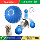 Bola Interativa para Pets – Brinquedo Automático com Rotação e Recarga USB
