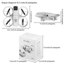Drone NEO Dual 4K Camera, Mini Drones with Camera for Adults, Optical Flow & Altitude Hold, Foldable RC Quadcopter, Beginner   4.3   133 Avaliações   ౹   500+ vendido(s)