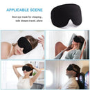Máscara Espuma Confortavel Dormir 3D Sombra Blackout Zero Pressão Eye Venda Tampa Olho Noturno