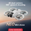 Drone NEO Dual 4K Camera, Mini Drones with Camera for Adults, Optical Flow & Altitude Hold, Foldable RC Quadcopter, Beginner   4.3   133 Avaliações   ౹   500+ vendido(s)