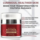 Creme instantâneo de retinol, hidratante facial, colágeno, firmador, lifting, linhas finas, mais suave, reparação coreana, cuidados com a pele