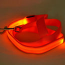 Coleira para cães com luz led, corda luminosa, trela de chumbo para segurança do cão, coleira brilhante, acessórios eletrônicos para animais de estimação